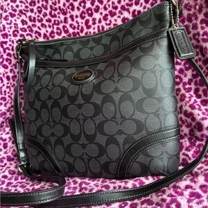 Coach Black Signature Crossbody Bag